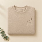 Sternzeichen-Pullover in Sand mit Sternbild